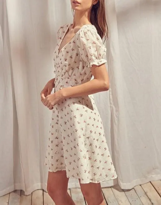 Rosemond Floral & Swiss Dot Dress