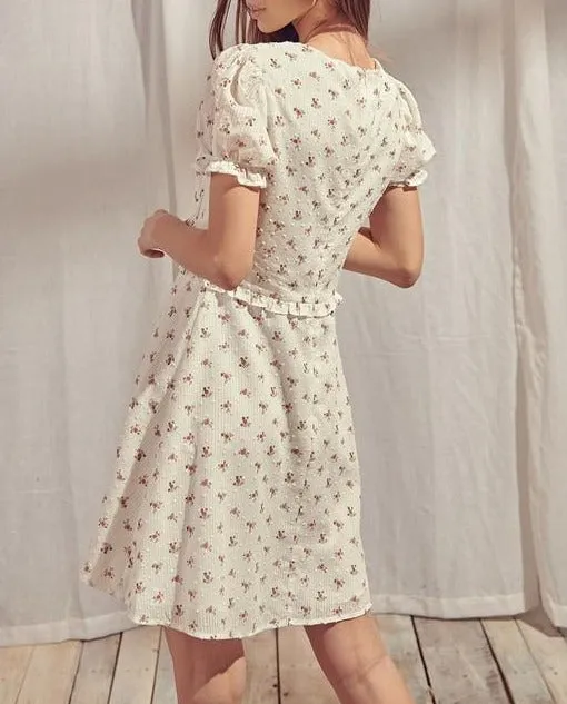 Rosemond Floral & Swiss Dot Dress