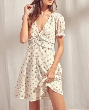 Rosemond Floral & Swiss Dot Dress