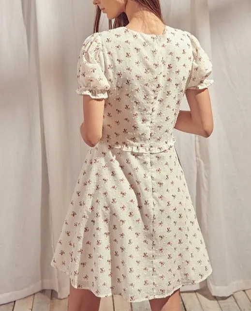 Rosemond Floral & Swiss Dot Dress