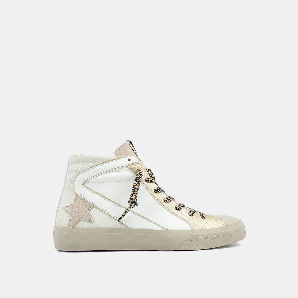 Roxanne Sneakers in Bone Lizard