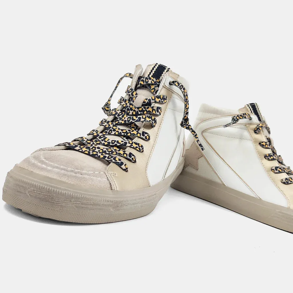 Roxanne Sneakers in Bone Lizard