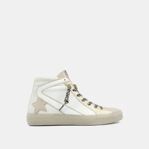 Roxanne Sneakers in Bone Lizard