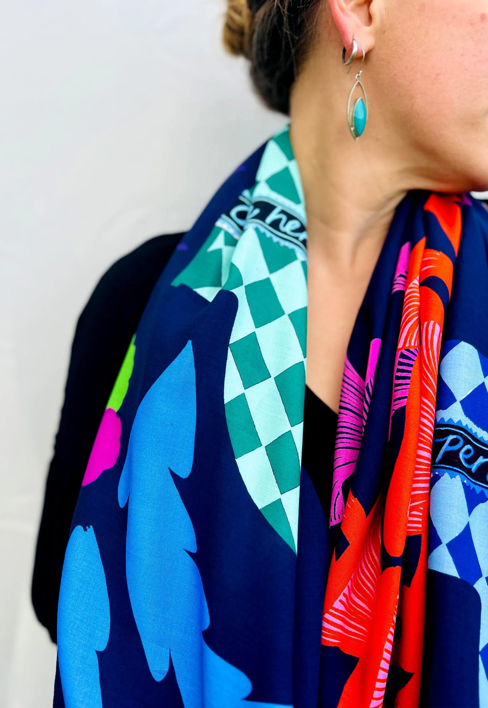 Royal Euphoria Vase Scarf/Sarong