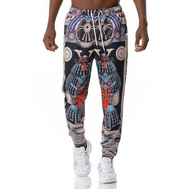 Royal Floral Joggers