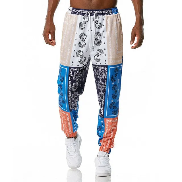 Royal Floral Joggers