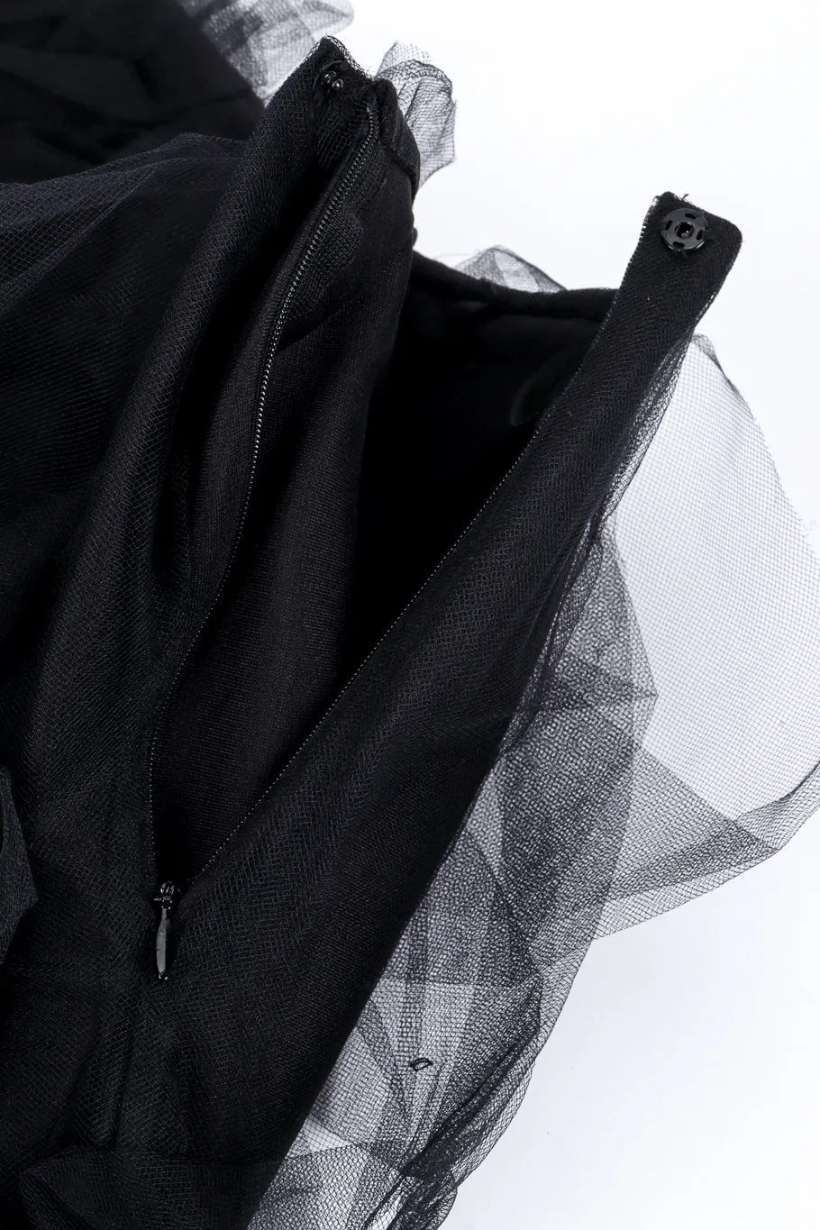 Ruched Tulle Skirt