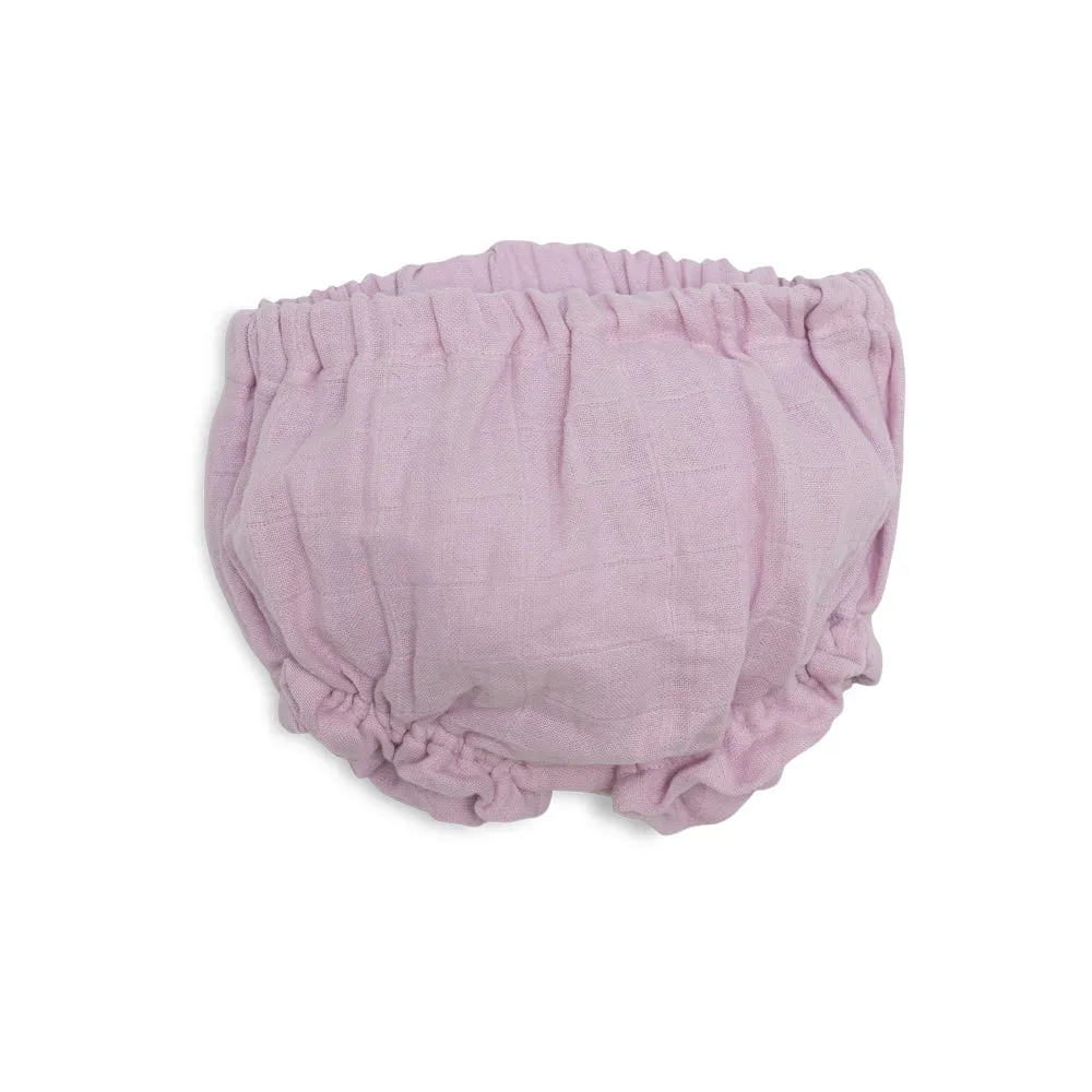Ruffled Bloomer - Pink Lilac