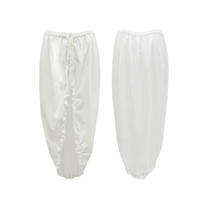 Ruffled Knit White Ensemble