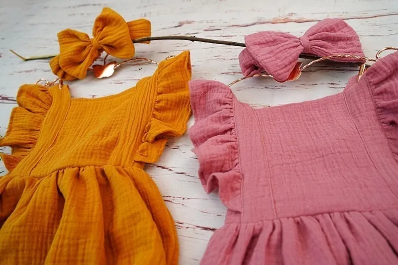 Ruffled Playsuit & Headband