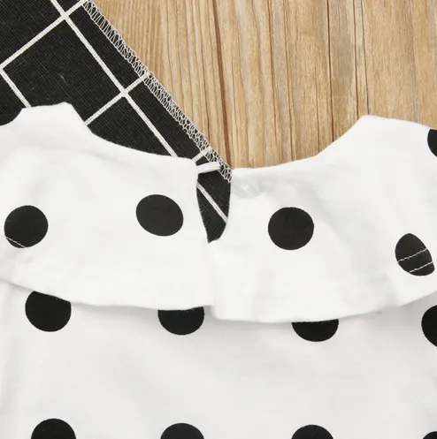 Ruffled Polka Dots Baby Romper & Kids Bodysuit