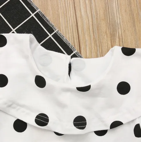 Ruffled Polka Dots Baby Romper & Kids Bodysuit