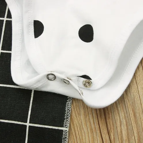 Ruffled Polka Dots Baby Romper & Kids Bodysuit