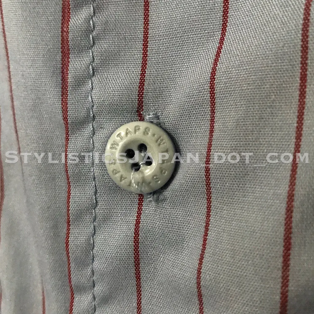 [S] WTaps Soda Striped S/S Shirt Blue