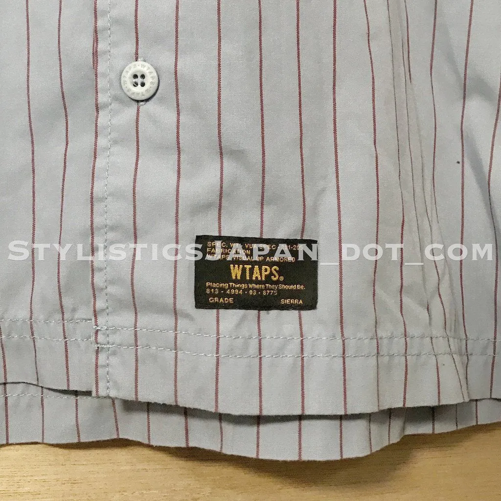 [S] WTaps Soda Striped S/S Shirt Blue
