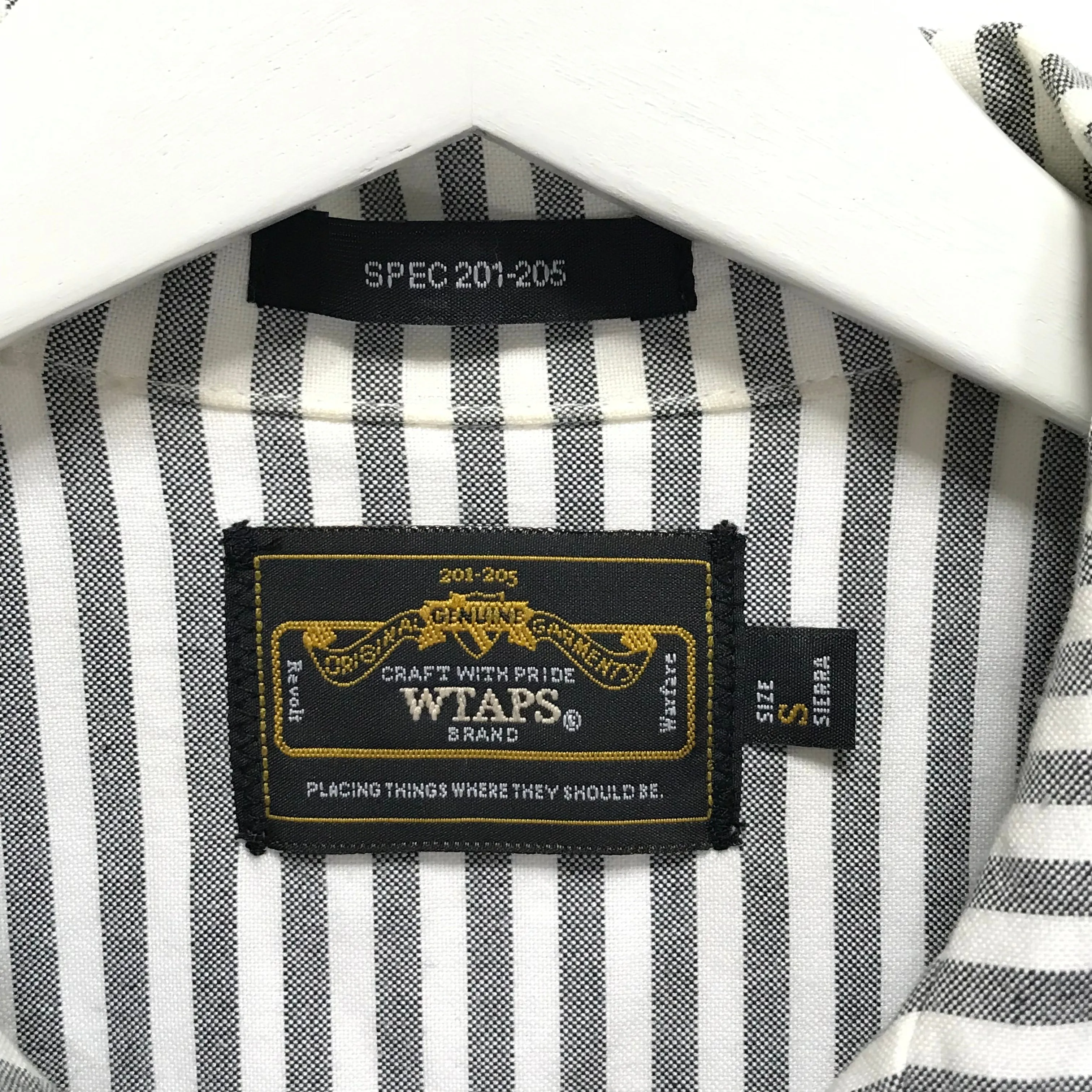 [S] WTaps Soda Striped S/S Shirt