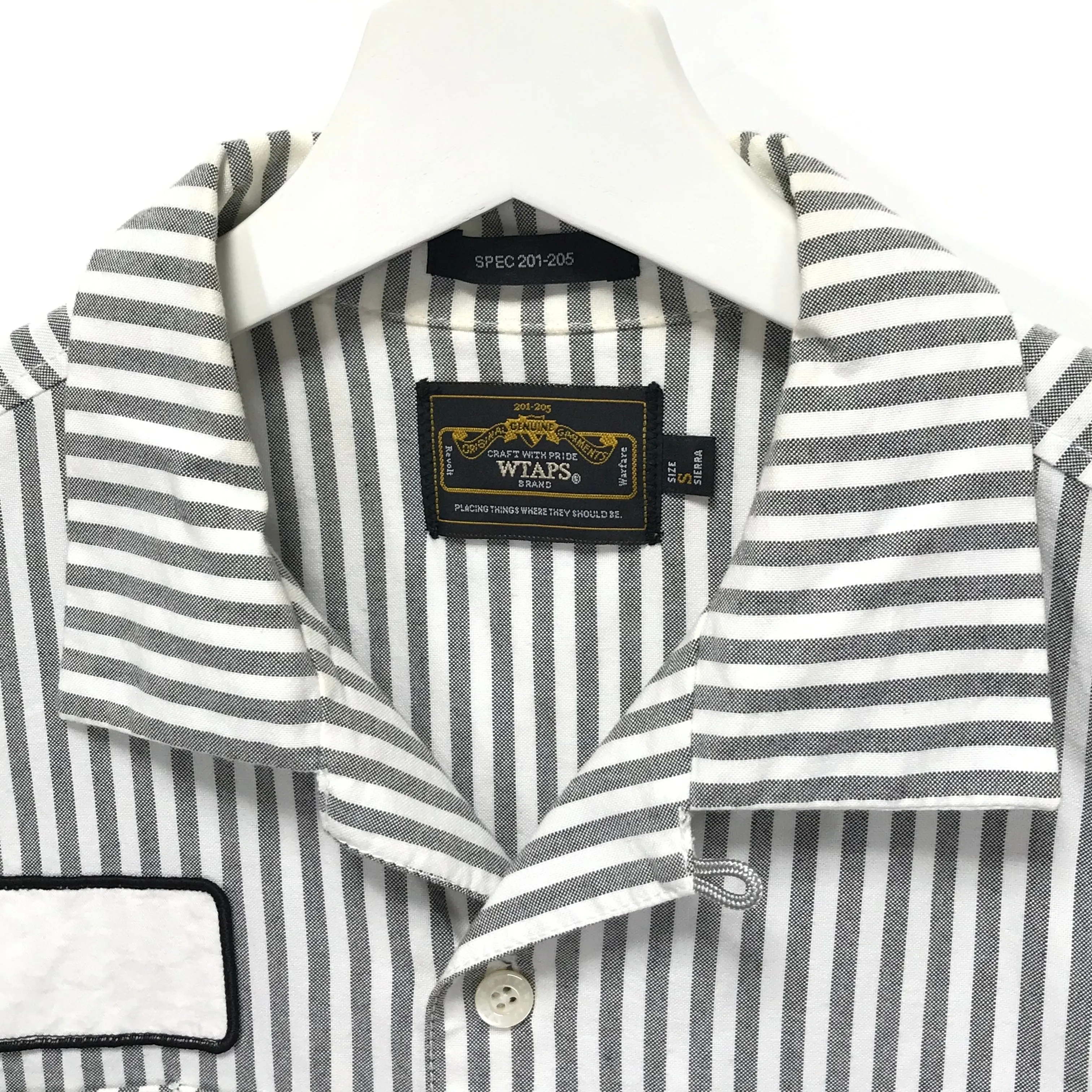 [S] WTaps Soda Striped S/S Shirt