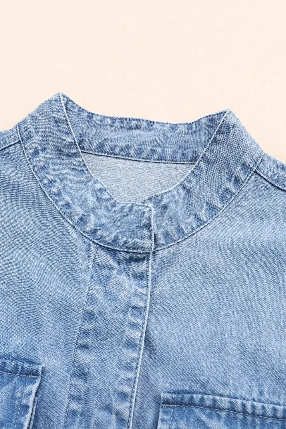 'Sable' Snap Down Denim Jacket