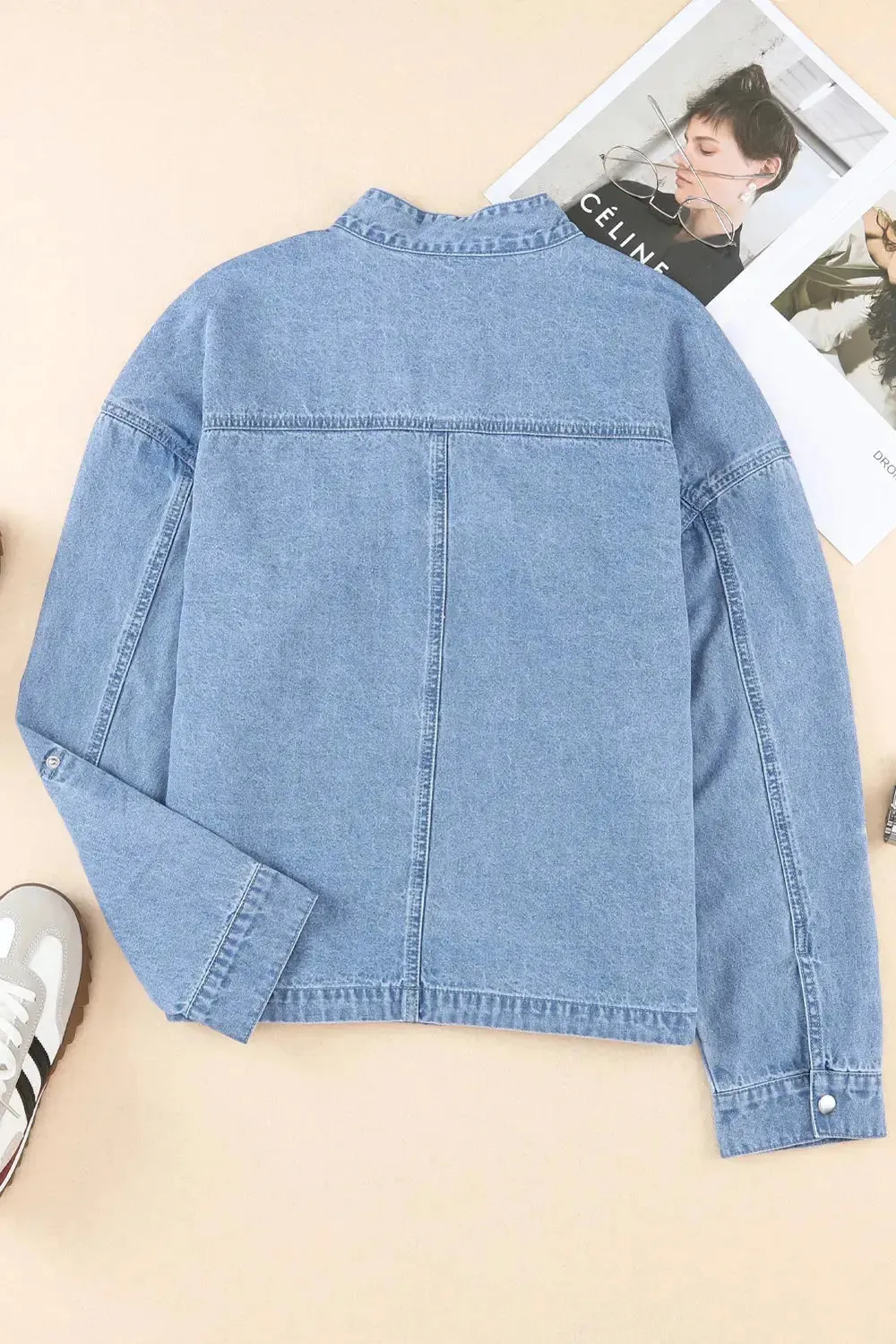 'Sable' Snap Down Denim Jacket