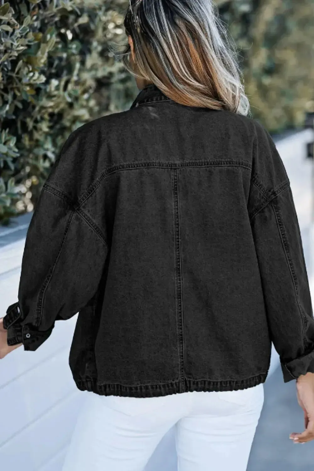 'Sable' Snap Down Denim Jacket
