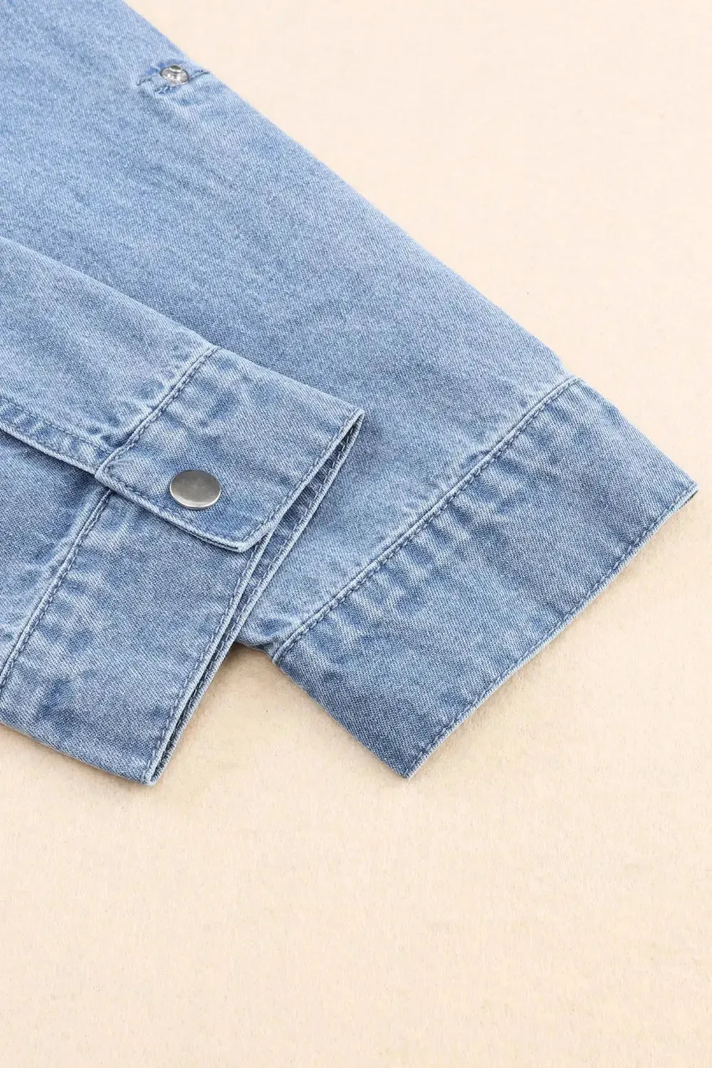 'Sable' Snap Down Denim Jacket