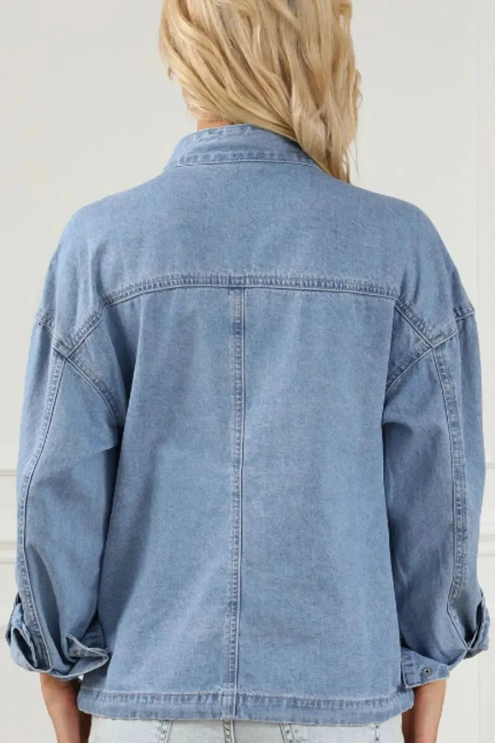 'Sable' Snap Down Denim Jacket