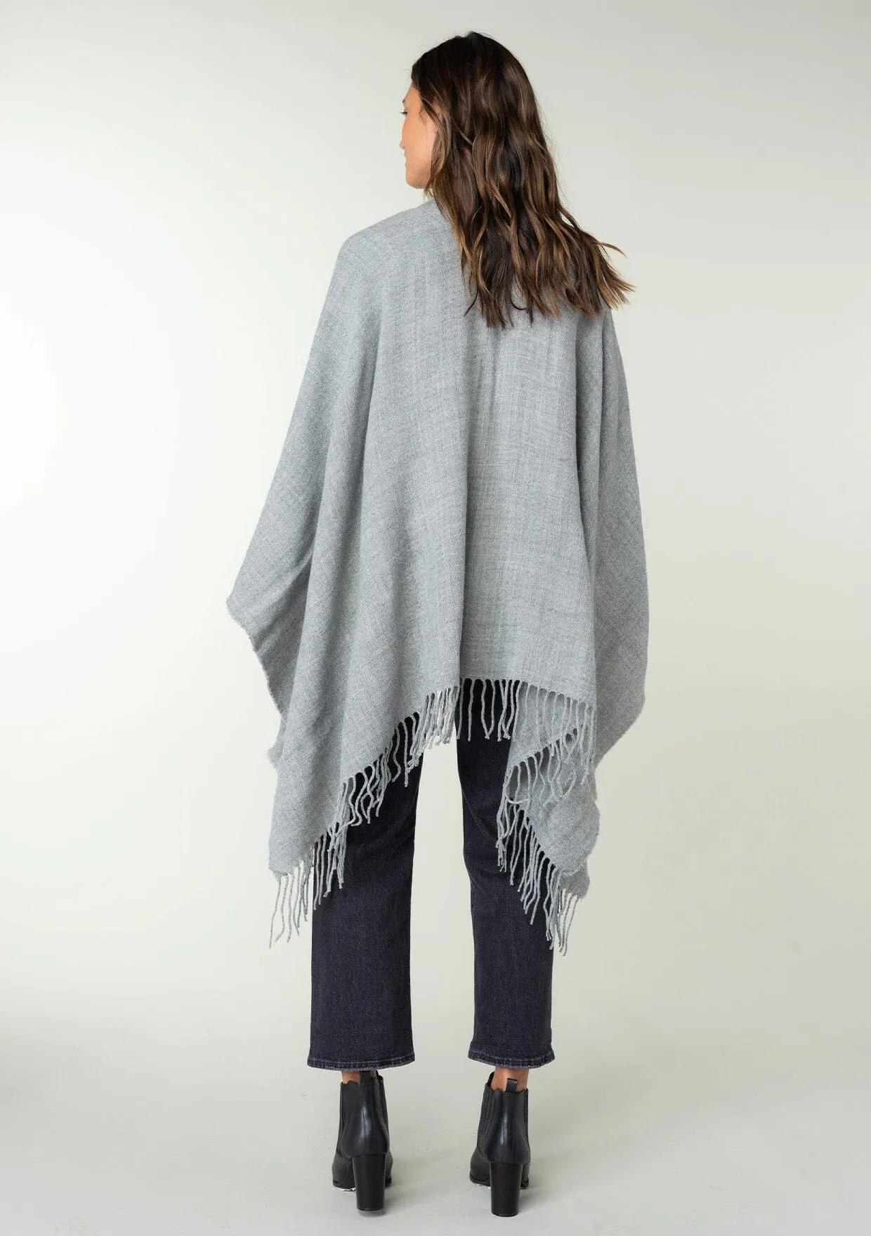 Sara Twill Blanket Poncho