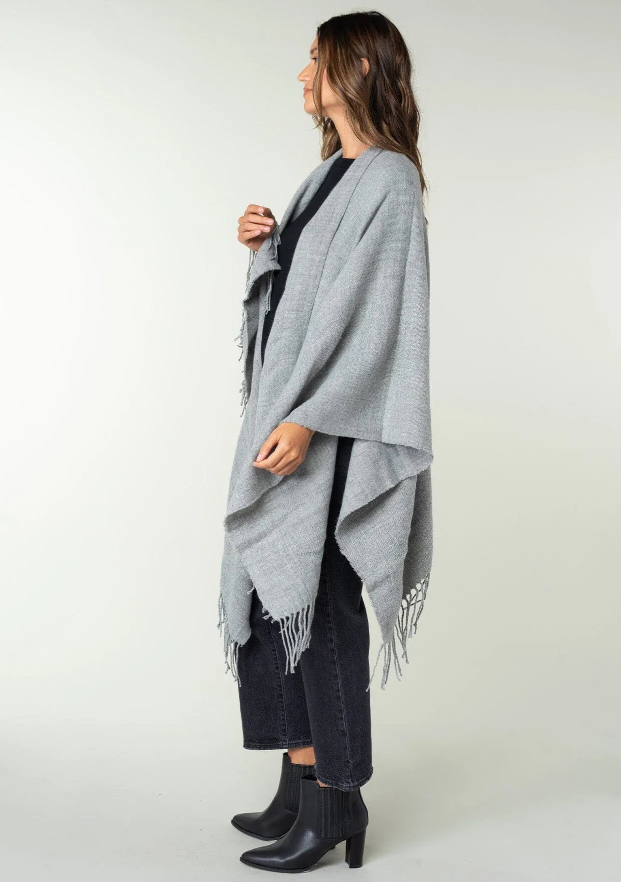 Sara Twill Blanket Poncho