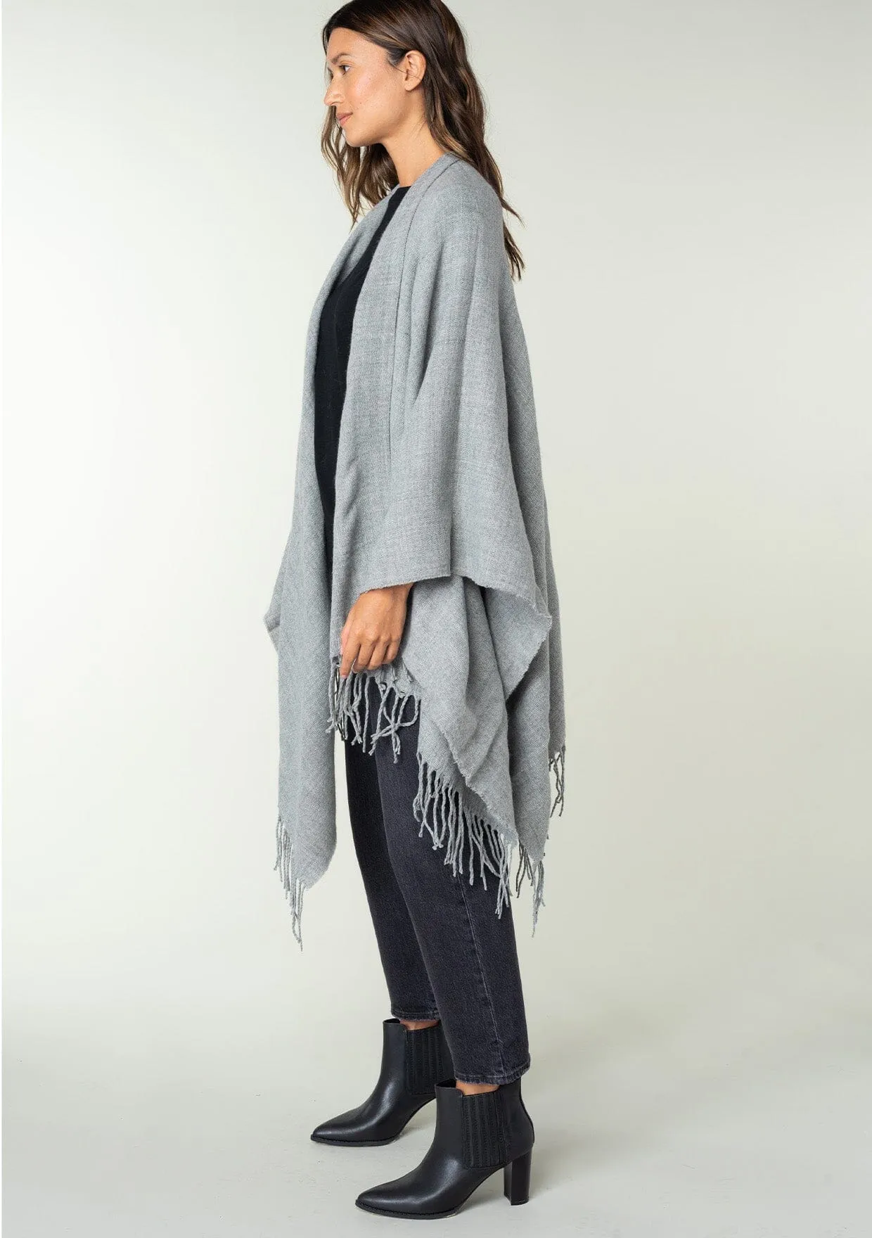 Sara Twill Blanket Poncho