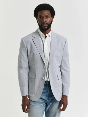 SEERSUCKER SUIT JACKET Striper