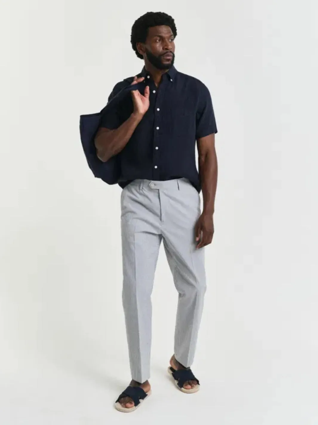SEERSUCKER SUIT PANT Striper
