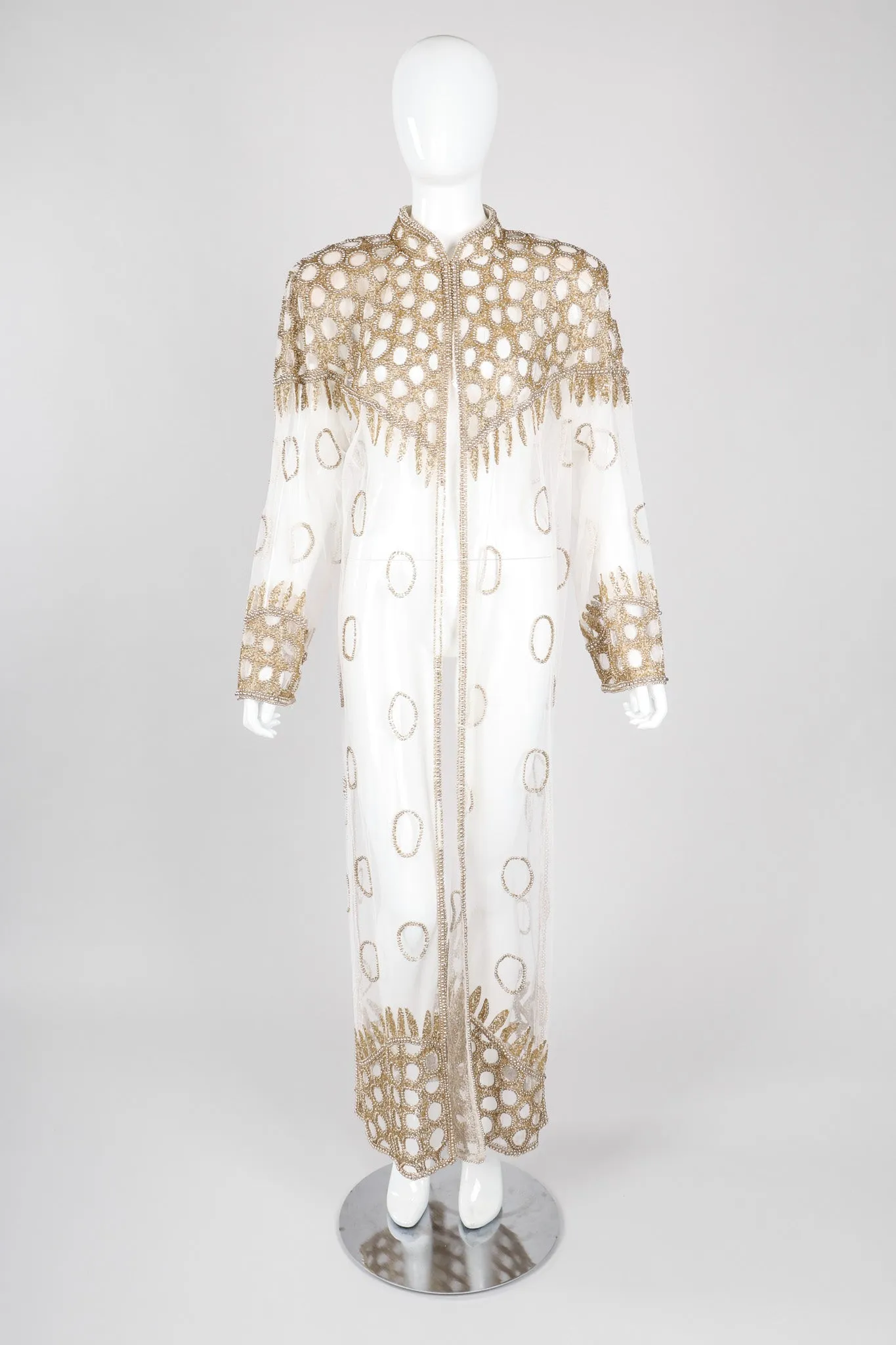 Sheer Beaded Robe