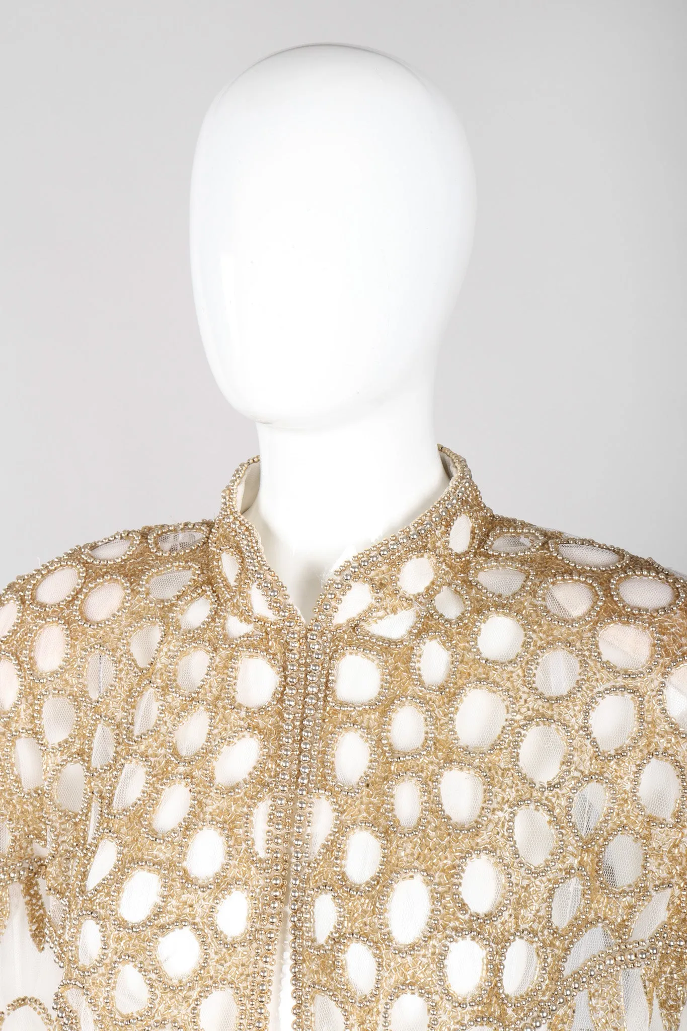Sheer Beaded Robe