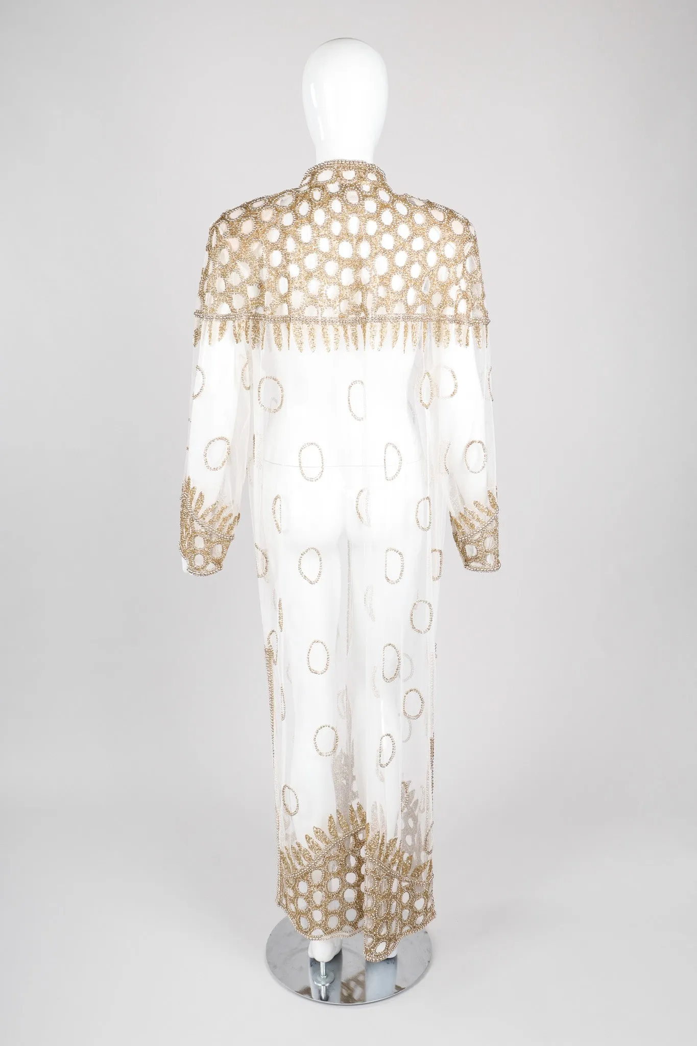 Sheer Beaded Robe