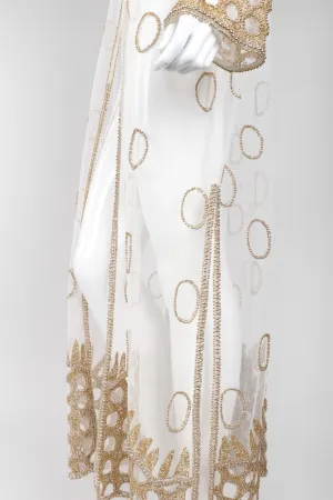 Sheer Beaded Robe