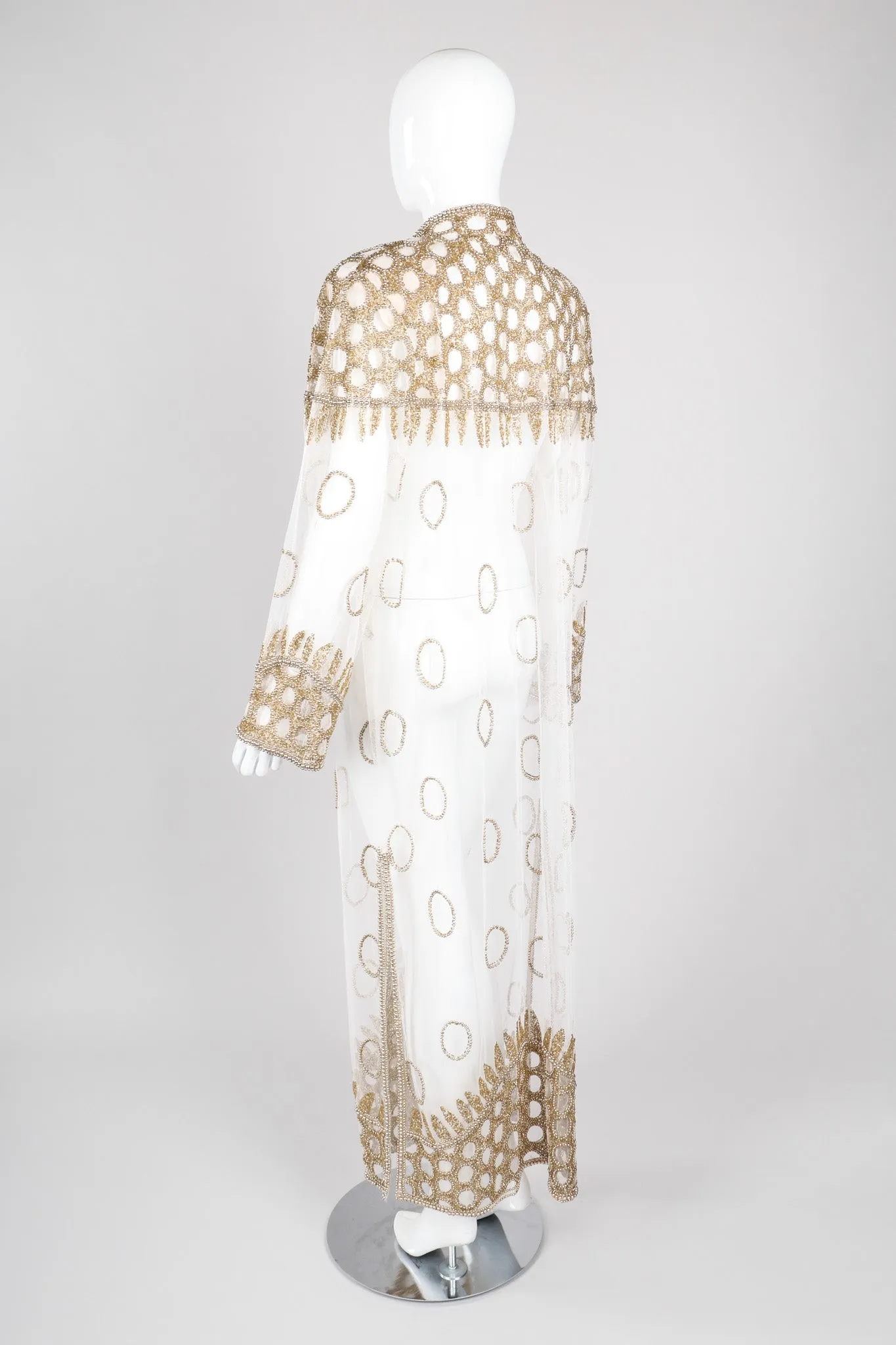 Sheer Beaded Robe