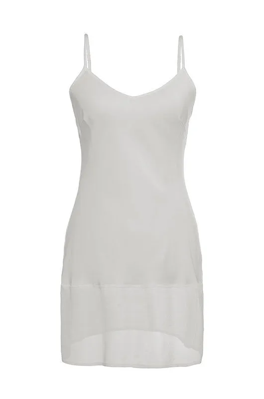 Sheer Edge Silk Tunic Pale Mauve