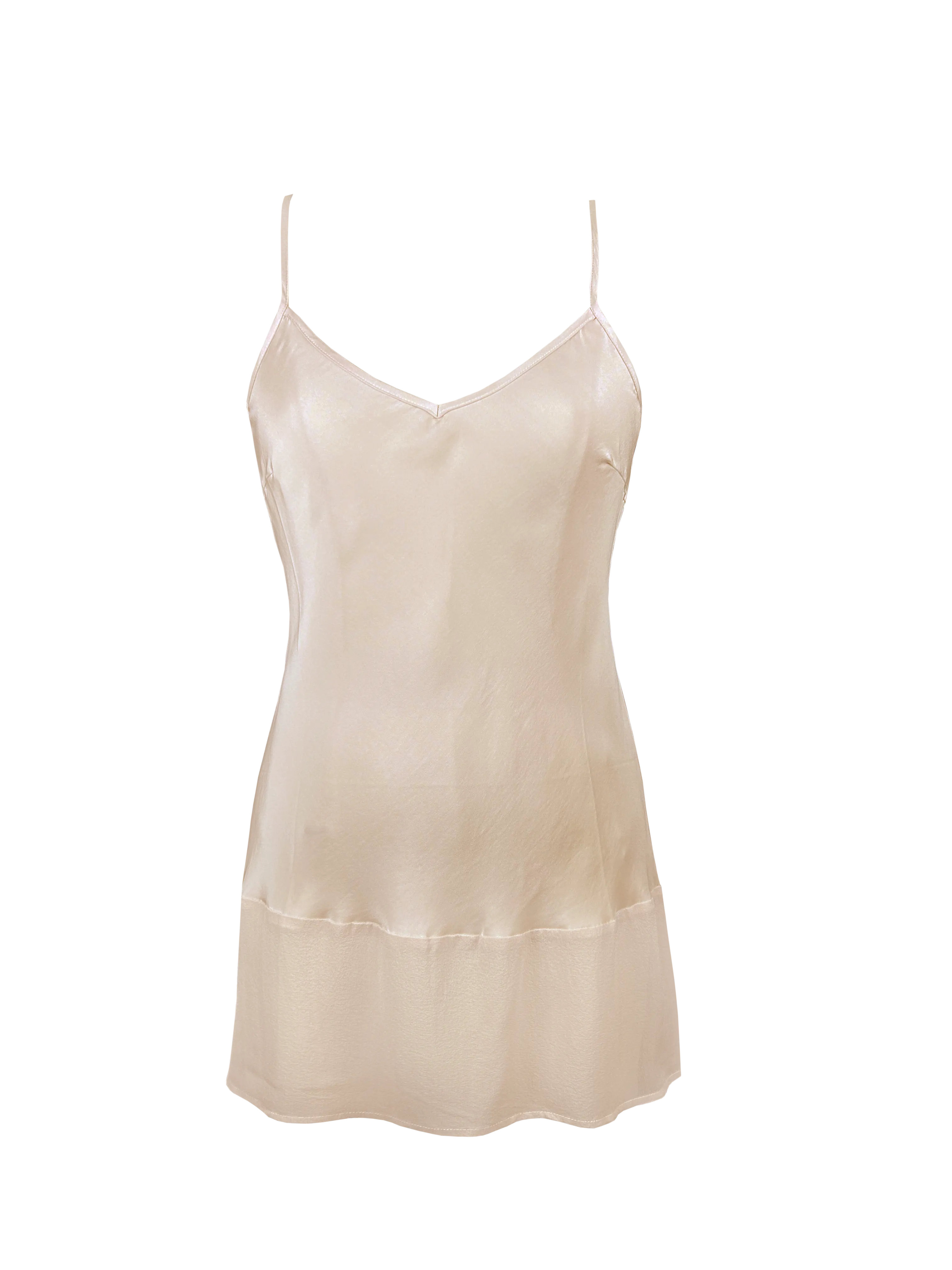 Sheer Edge Silk Tunic Pale Mauve