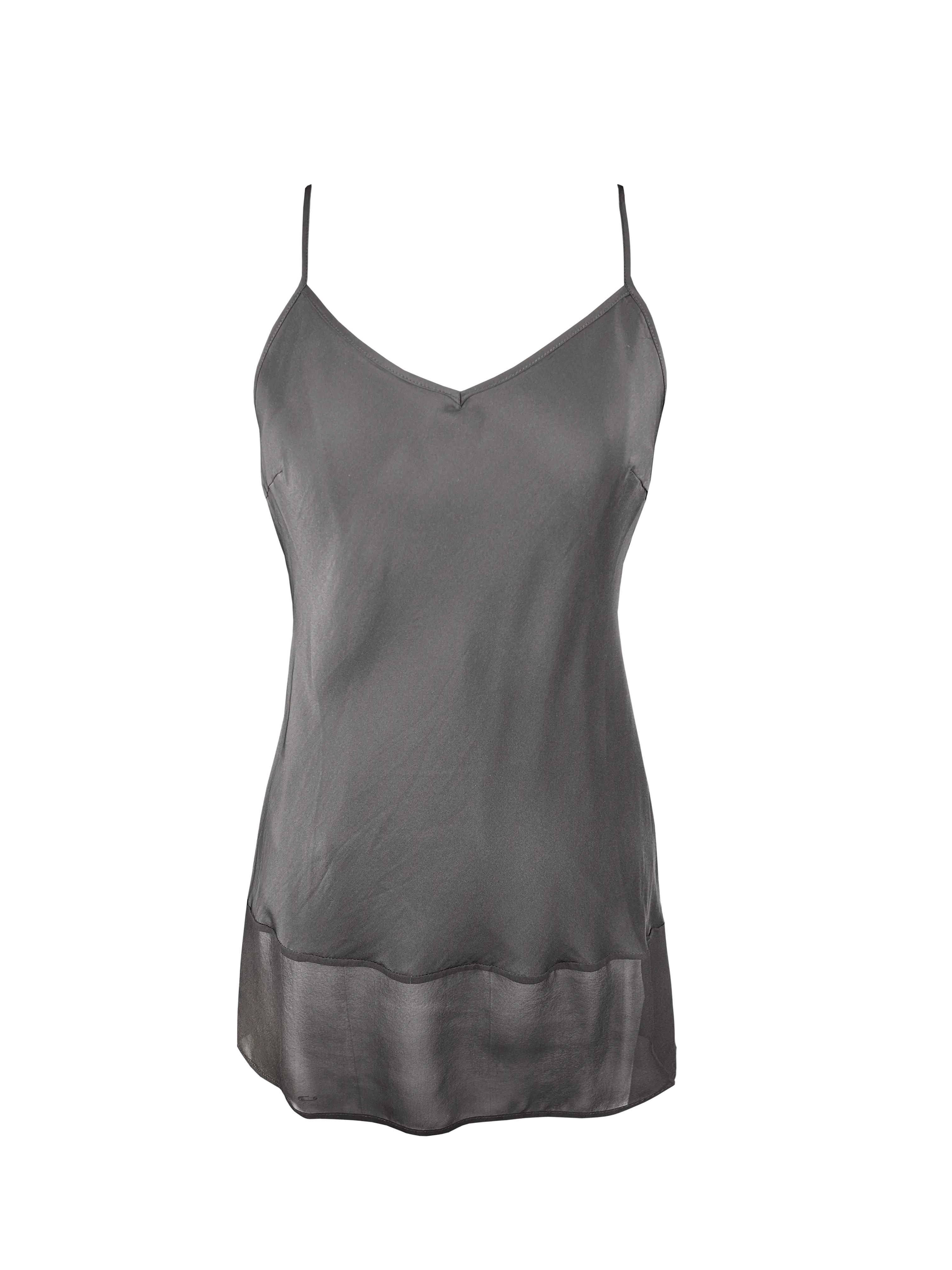 Sheer Edge Silk Tunic Pale Mauve
