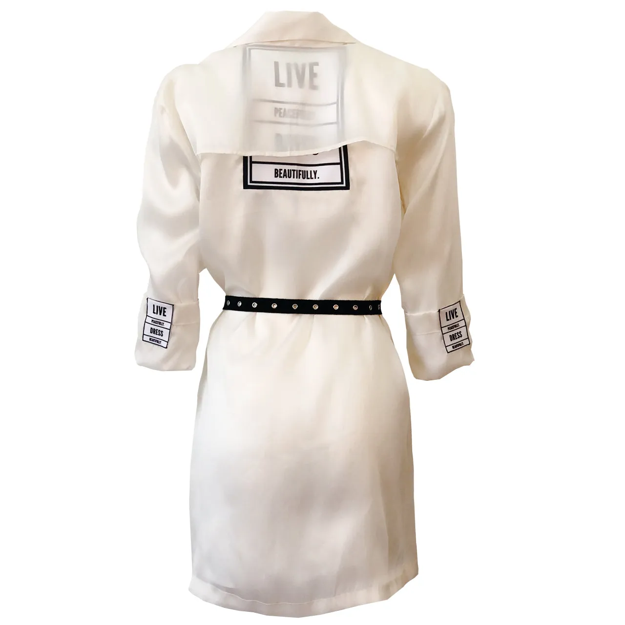 Sheer silk organza jacket
