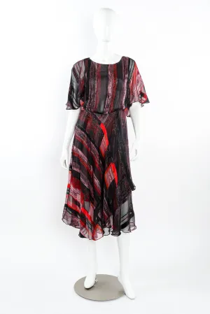 Sheer Stripe Tunic Dress