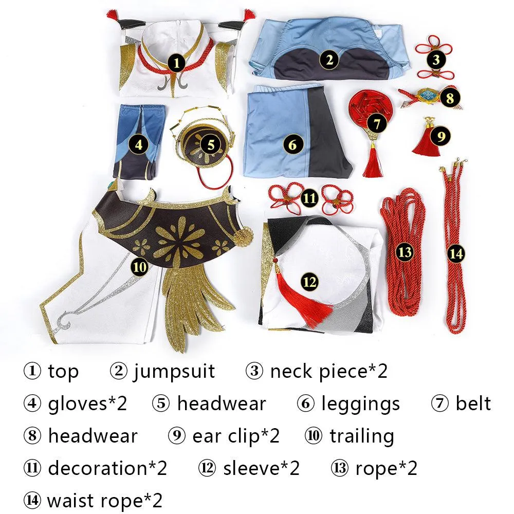ShenHe cosplay costume Genshin Impact outfit