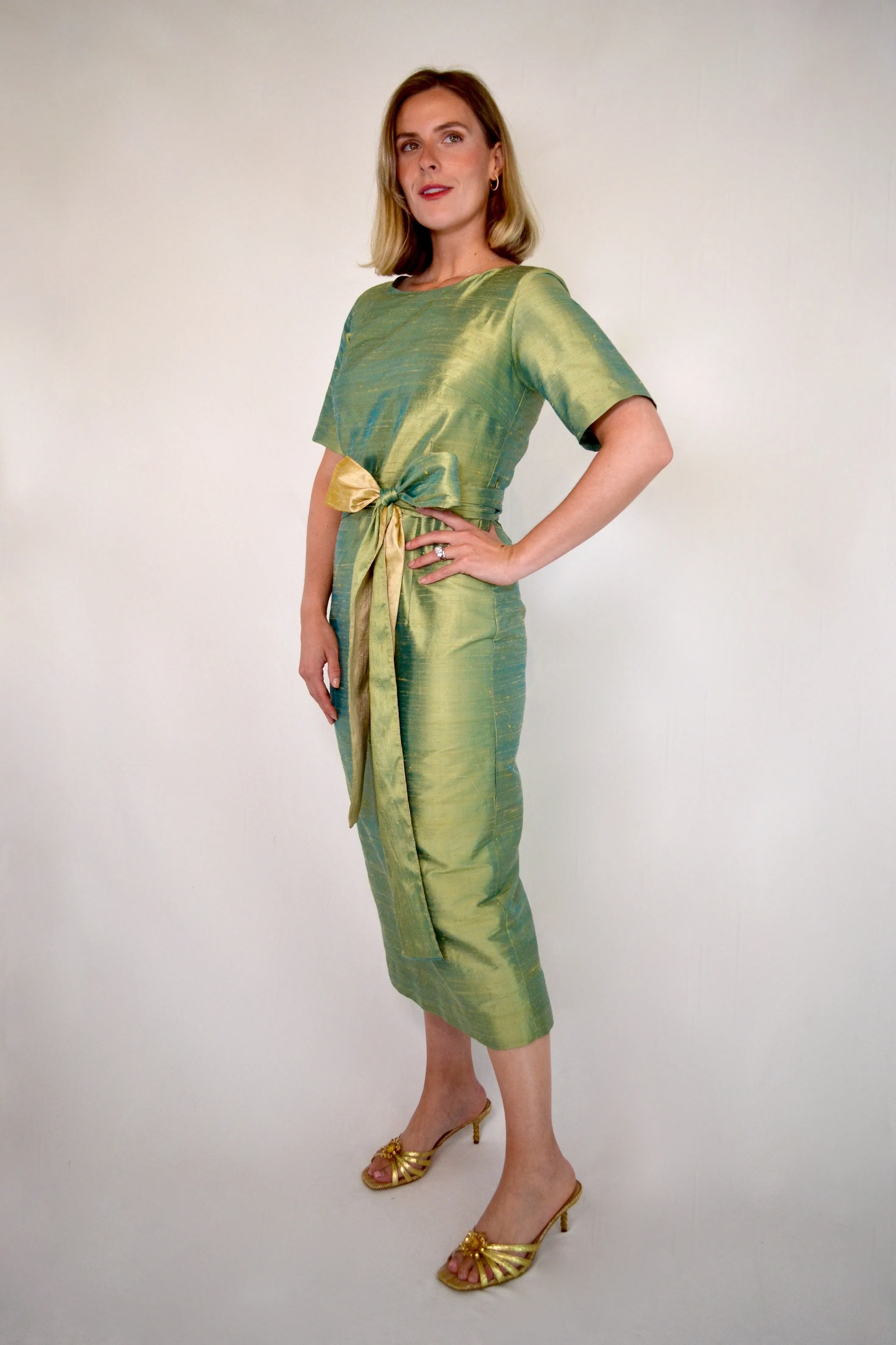 Short Sleeved Sheath Dress- 7 Colors