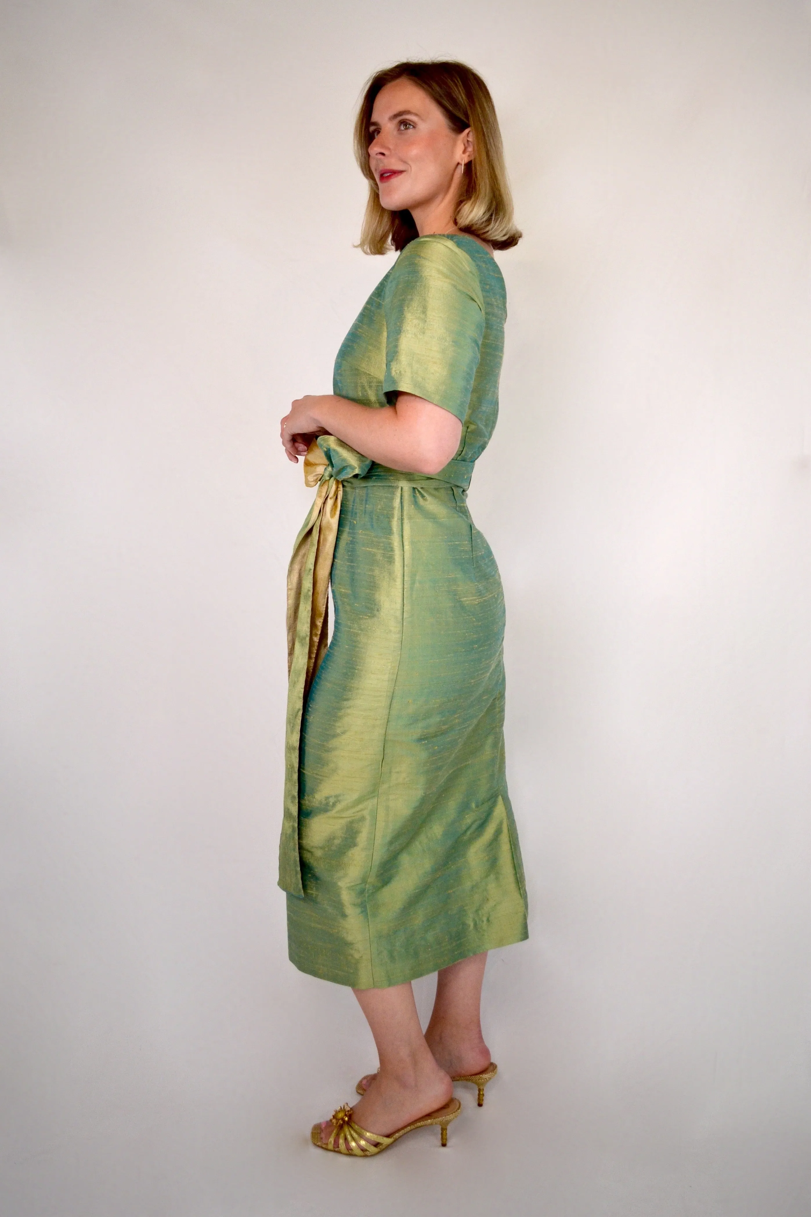 Short Sleeved Sheath Dress- 7 Colors