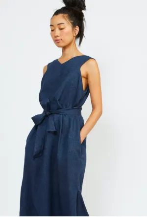 Shosh Indigo Sheath Dress