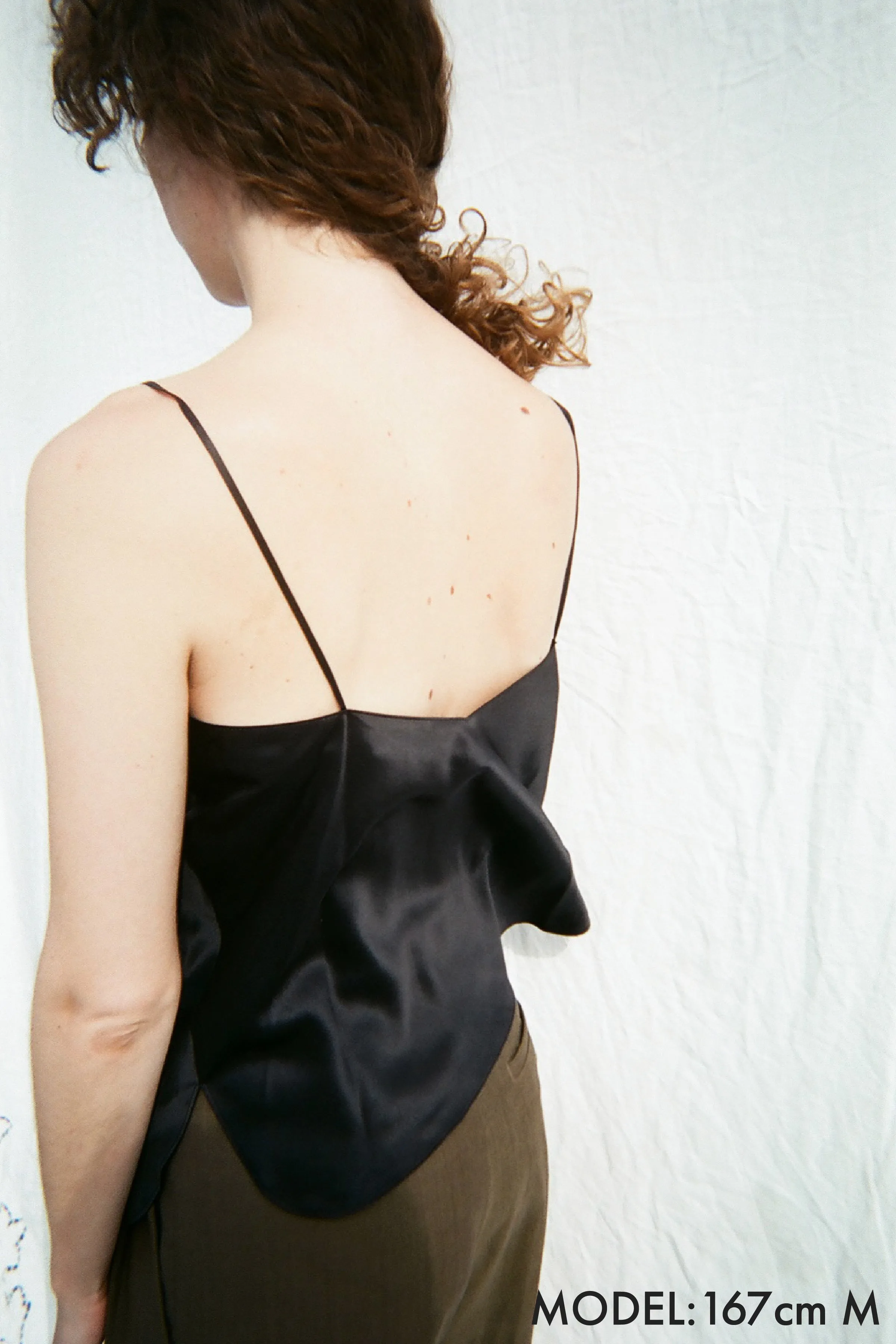 SILK CAMISOLE　CACAO