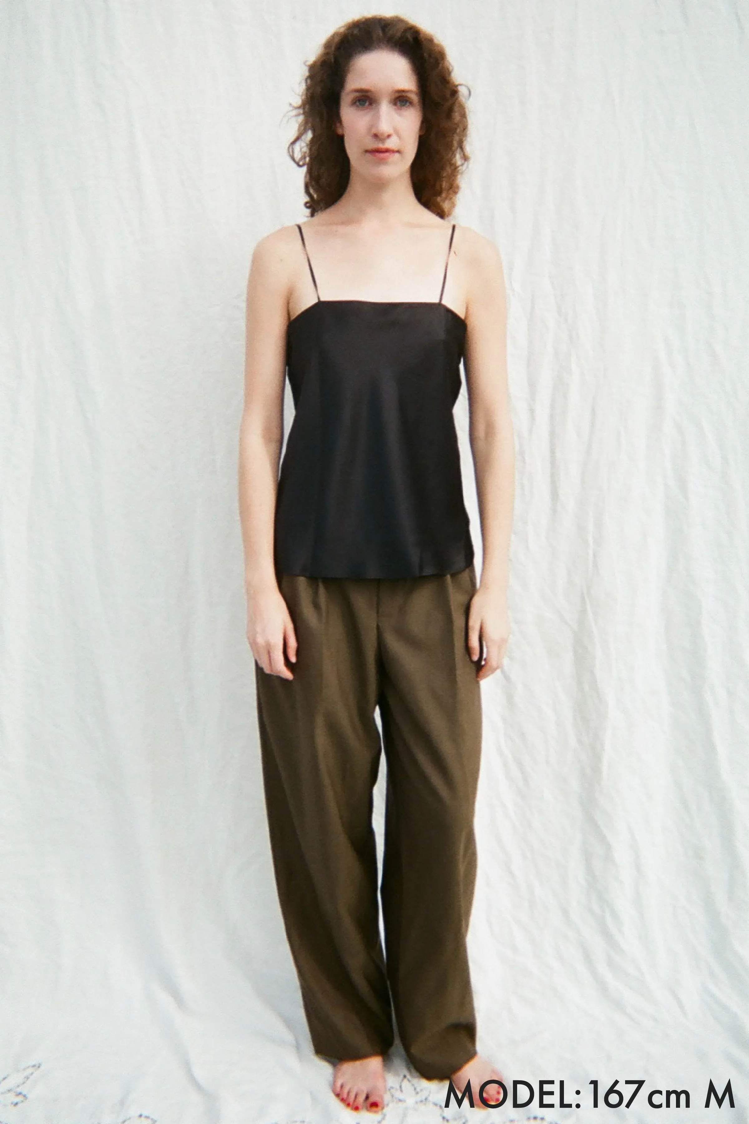 SILK CAMISOLE　CACAO
