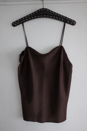SILK CAMISOLE　CACAO