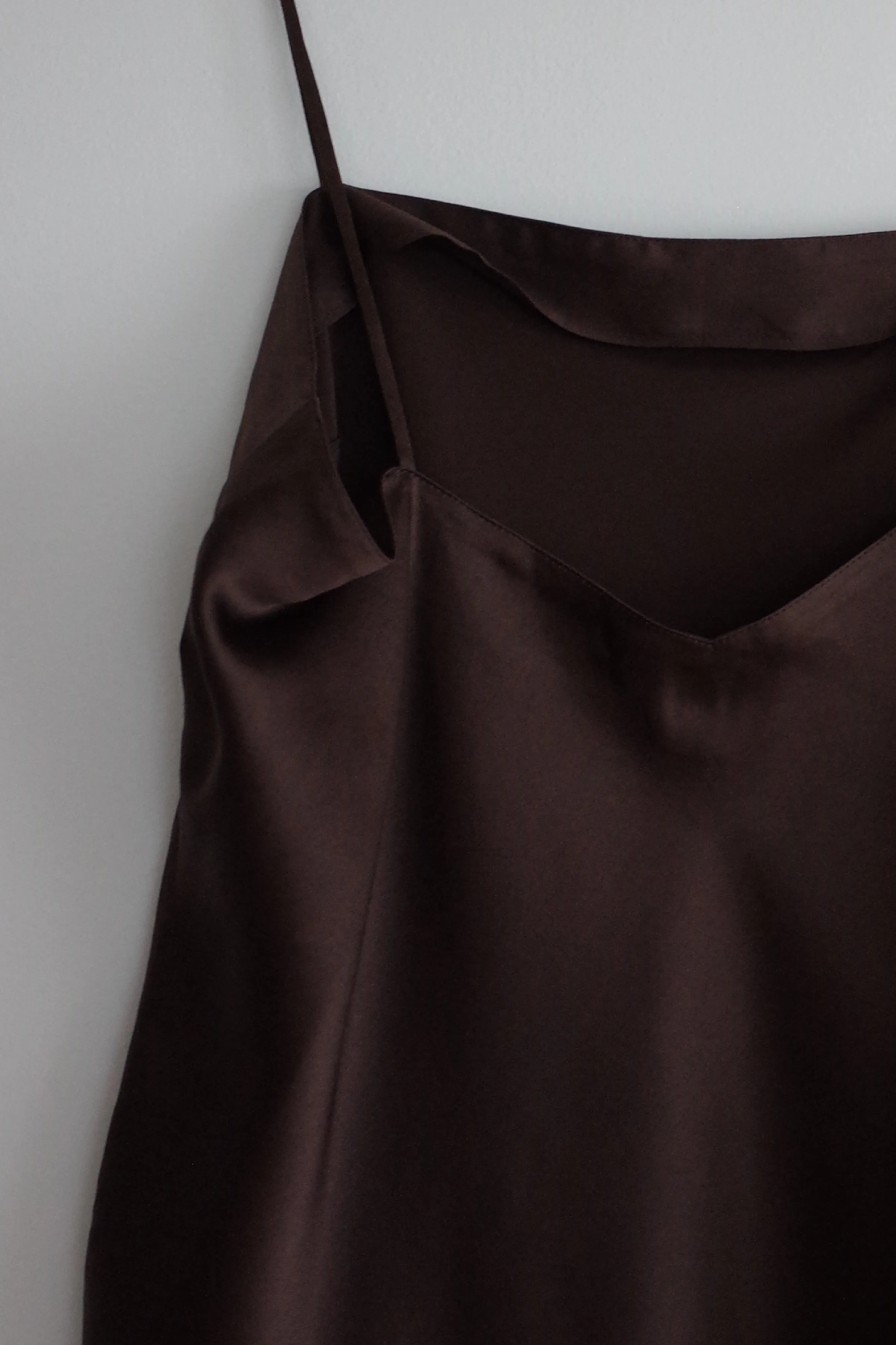 SILK CAMISOLE　CACAO