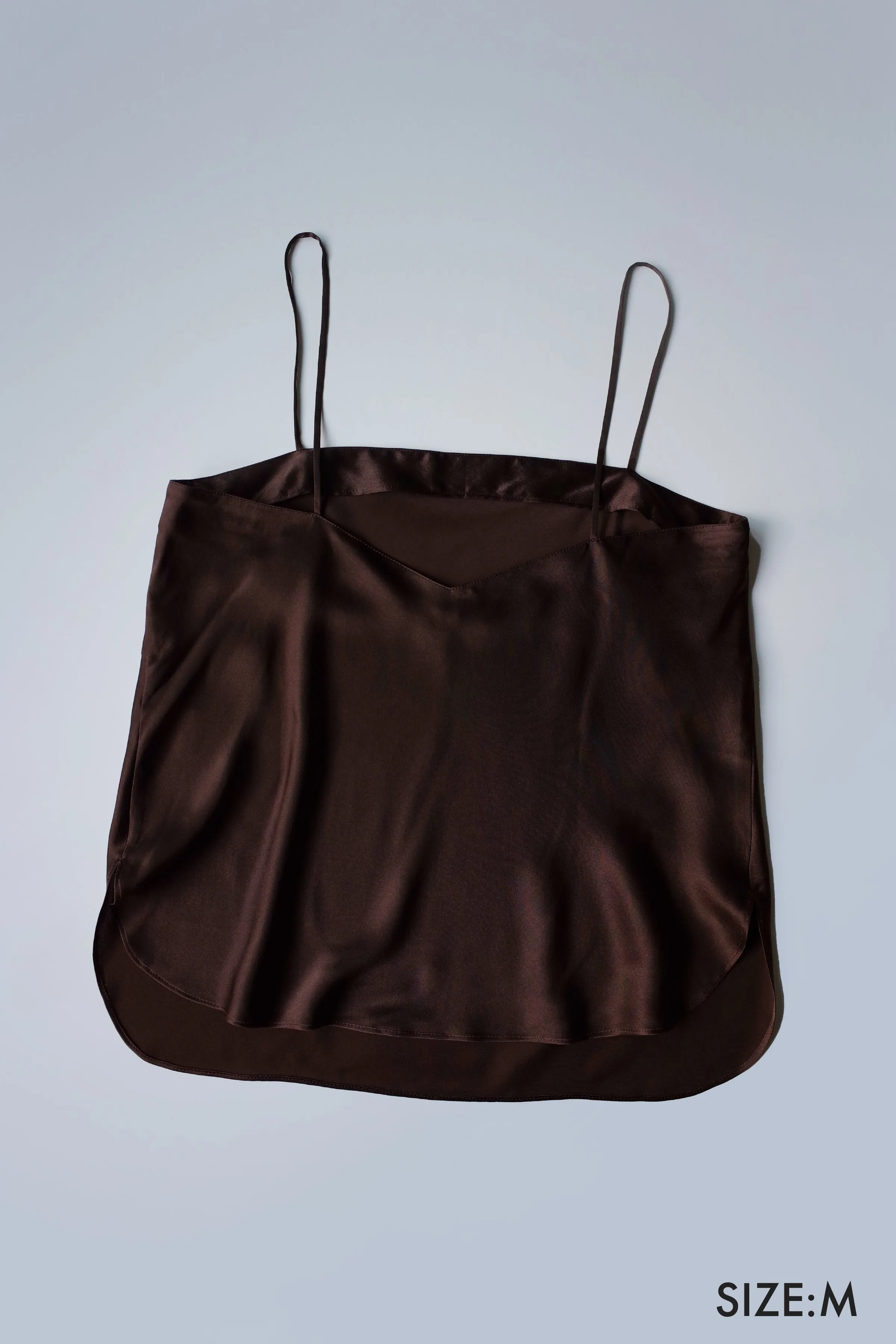 SILK CAMISOLE　CACAO